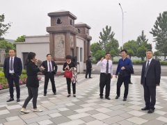 江苏盐城大丰福寿园领导来浙江创世大发调研